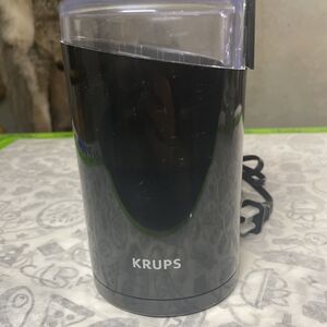 Krups Spice Coffee Electric Grinder F203 Stainless Steel Blades Black New